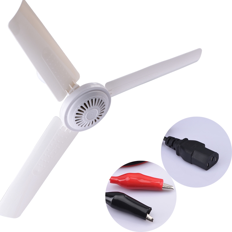 48v Small Ceiling Fan 12v 48v 60v Dc Battery Mosquito Repellent Power Outage Standby