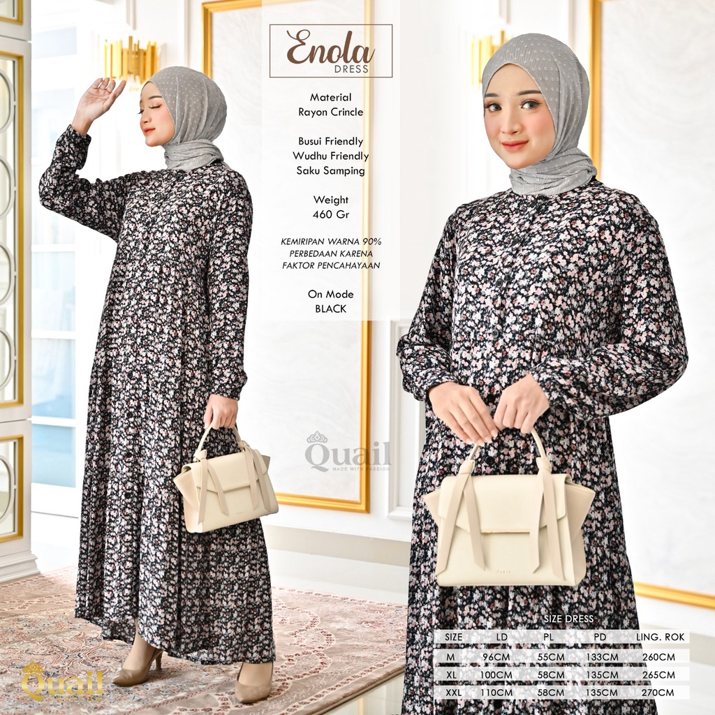 ENOLA DRESS Gamis by Quail