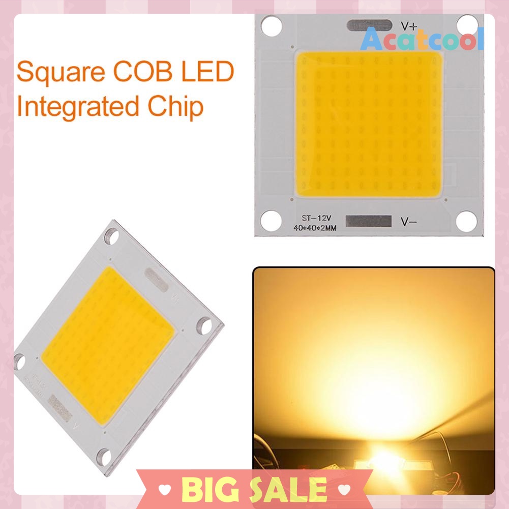 DC12-14V 50W COB LED Integrated Chip Light Panel Bulb for DIY Spotlight