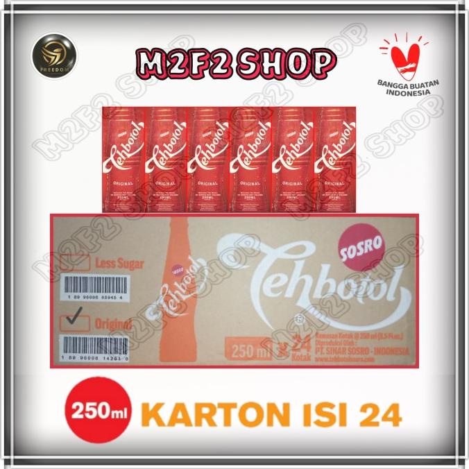

(BISA COD) Teh Botol Kotak Sosro 250 ml BOOM SALE Kode 519