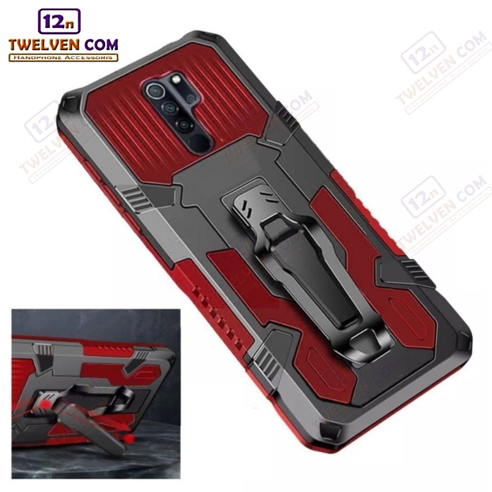 Case Shockproof Xiaomi Redmi Note 8 Pro Armor Hardcase Stand Clip