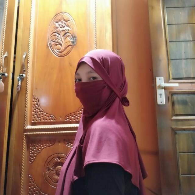 STANDAR FRENCH HIJAB NIQOB/ SYIRIA TALI/ MEDIUM FRENCH NIQOB/MALAYA TALI ...