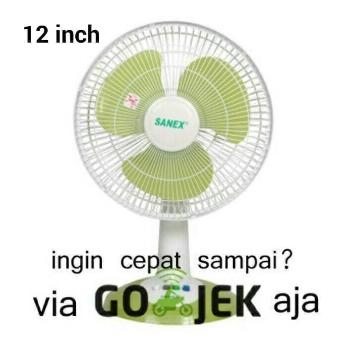 Kipas Angin Meja 12&quot; / Desk Fan Sanex SNI FD 1288