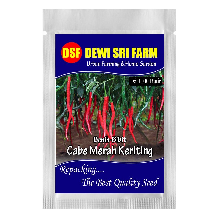 Cabe Merah - ±100 biji Benih Bibit Unggul Cabe Merah Keriting