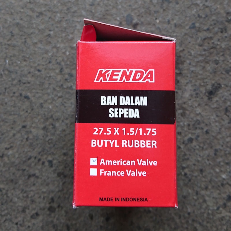 Ban Dalam Kenda 27.5 x 1.25/1.5 Pentil Besar AV Schrader Valve