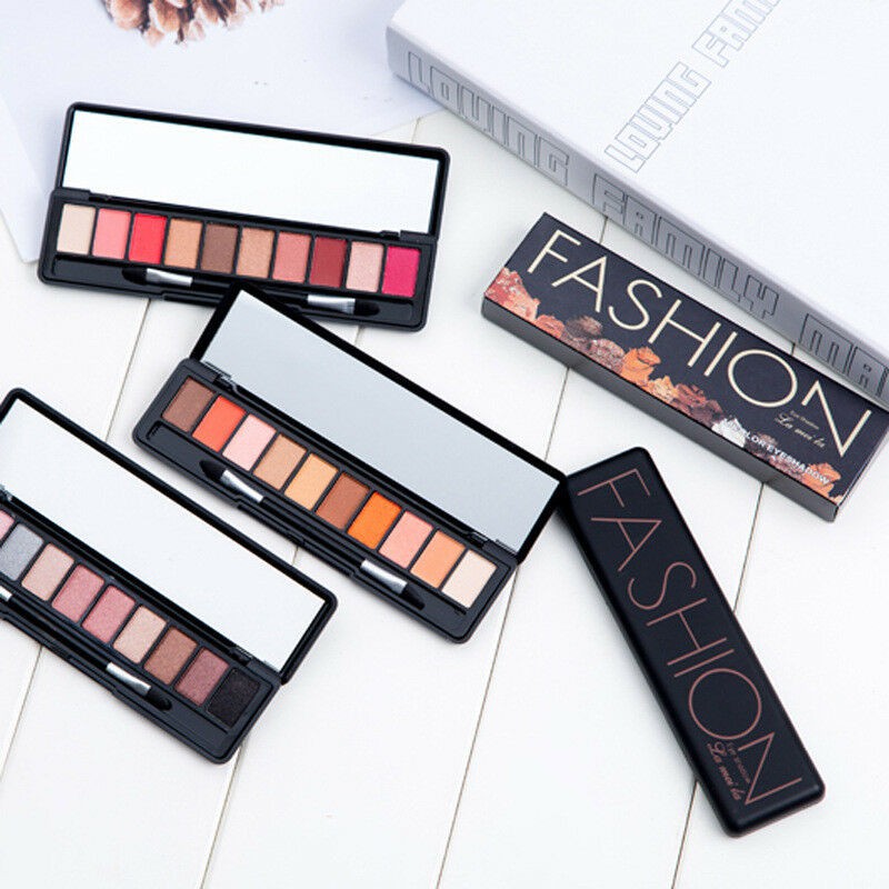 LAMEILA 10 COLOURS EYESHADOW FASHION PALETTE / LA MEI LA EYESHADOW