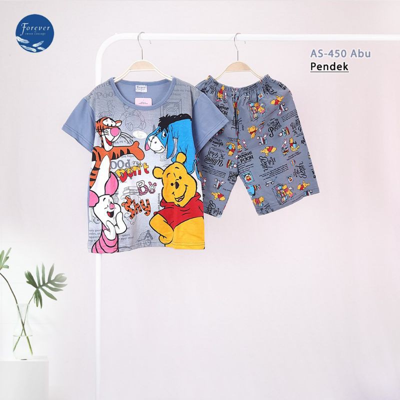 Babydoll Anak Forever Setelan Kaos Anak Baju Tidur AS-450