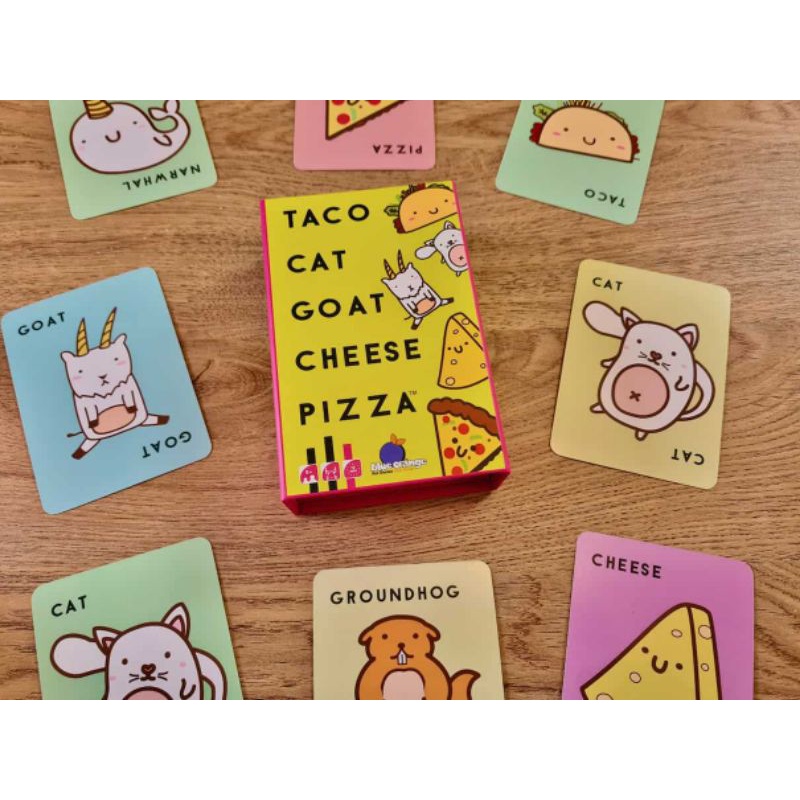 TACO CAT GOAT CHEESE PIZZA board game