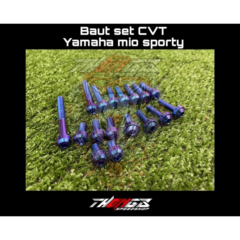 BAUT TITANIUM BOLT SET CVT YAMAHA MIO SPORTY 110