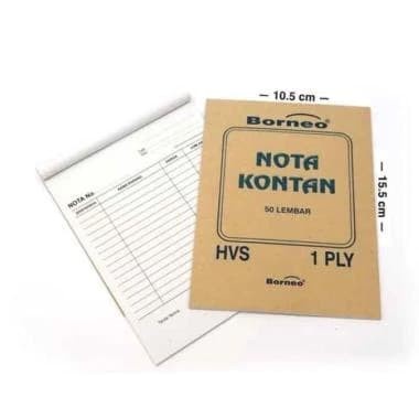 

NOTA KONTAN BORNEO KECIL 1 PLY/NOTA KONTAN