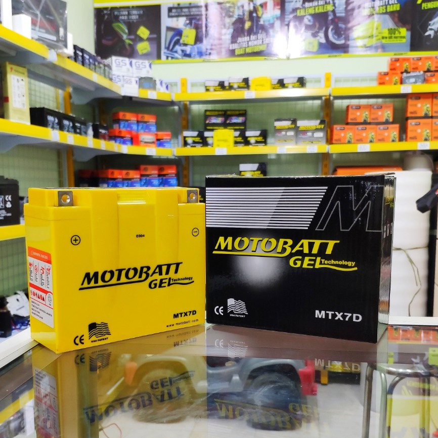 ORIGINAL BATERAI NANO GEL ACCU MOTOBATT MTX7D AKI SEPEDA MOTOR TIGER 2000 TIGER REVO MOTOBATT MTX5AL