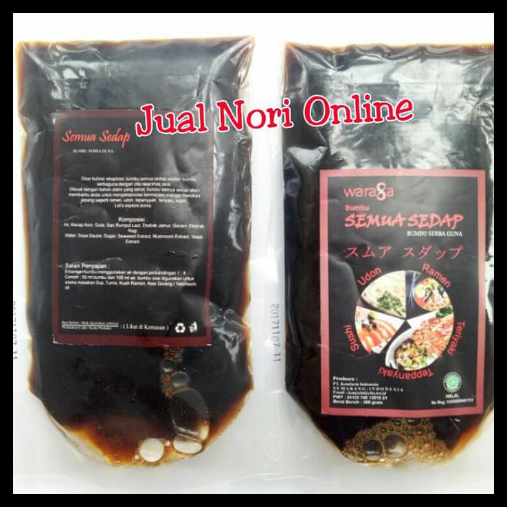 

HOT SALE Bumbu Semua Sedap @380gr. kecap asin halal udon ramen sushi terjamin