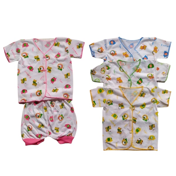 Setelan Baju Bayi Lengan Pendek Dan Celana Pendek / baju bayi lengan pendek / celana pendek bayi / Setelan baju bayi murah / baju tidur / piyama anak / setelan bayi / perlengkapan bayi / baju tidur bayi / baju tidur anak