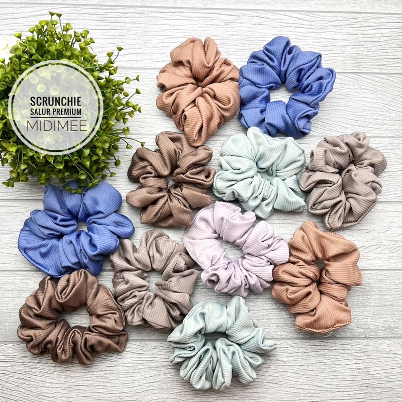 (COD)SCRUNCHIE KAOS PREMIUM/CEPOL HIJAB/IKAT RAMBUT KOREA