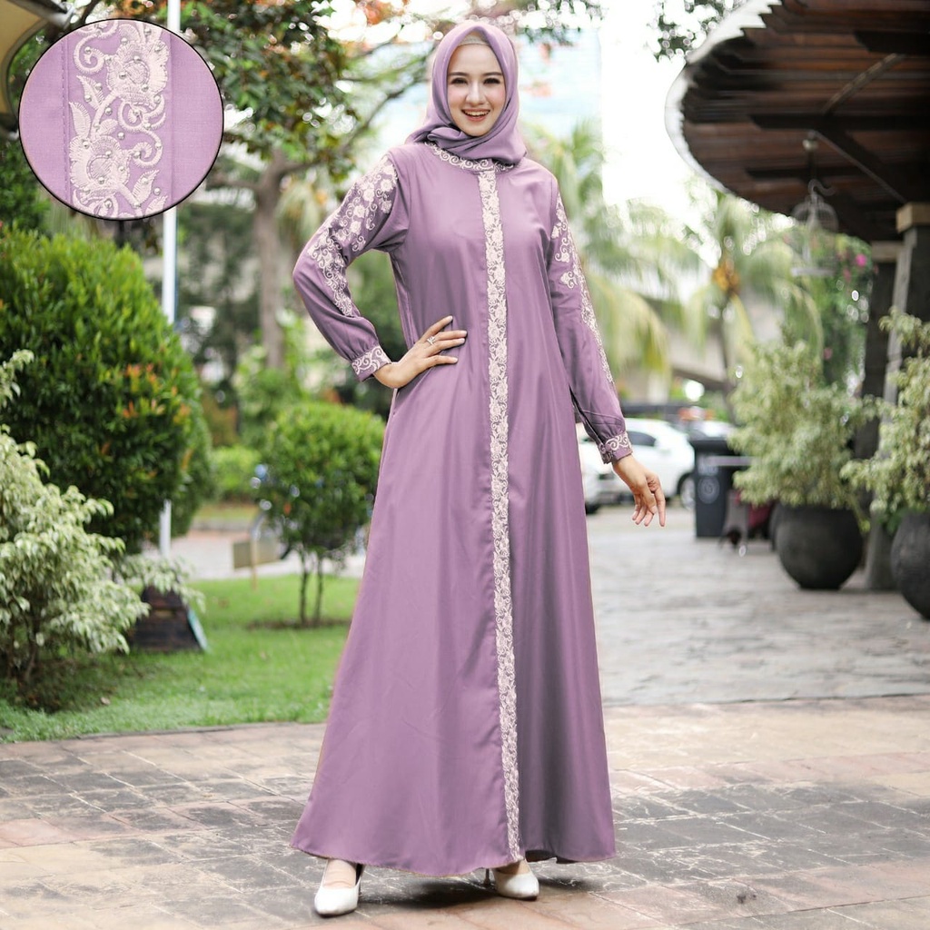 WILI MUSLIM / GAMIS KATUN MADINA NUR DRESS MUSLIM WANITA PREMIUM TERBARU 2022 / GAMIS TOYOBO PREMIUM