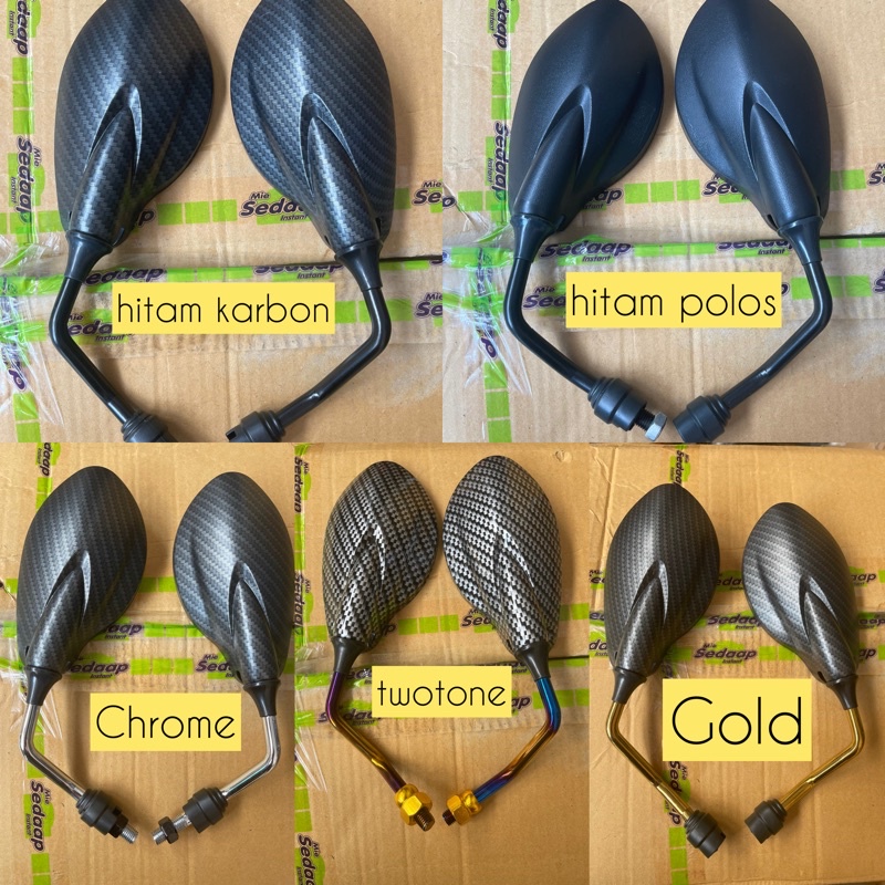 Spion X1 Yamaha 125Z - Nmax - Aerox - Lexi - FIZ R - Jupiter Z MX - Mio - Nouvo  plus Drat Honda Beat Vario Scoopy Supra