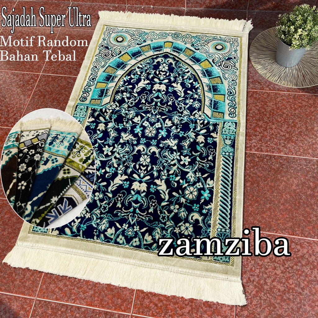 Sajadah Dewasa Ukuran 70x110 Sajadah Tebal Turki Bulu Premium Dijamin Halus By Zamziba Sajadah