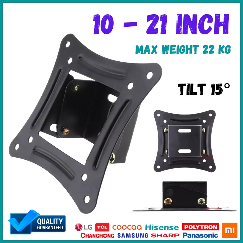 Bracket TV 40 43 32 24 20 19 17 inch Tilt Up and Down BAHAN TEBAL