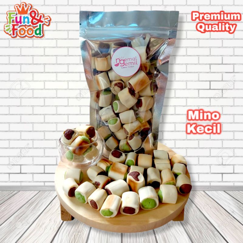 

Snack Jadul -Kue tradisional Mino Kecil Mix Rasa Homemade Kualitas Premium