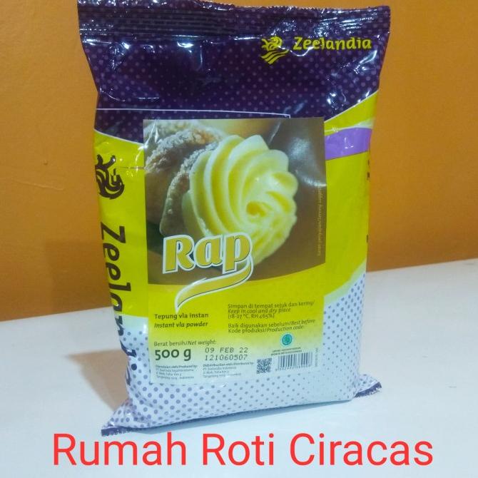 

TERBARU RAP ZEELANDIA CUSTARD 500 GR PREMIX TEPUNG VLA INSTANT BUBUK 500GR