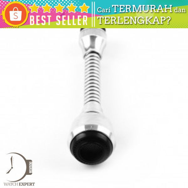 Filter Keran Air Aerator Water Saving Tap 360 Rotatable 15 cm - ICOCO ZM637100 Silver