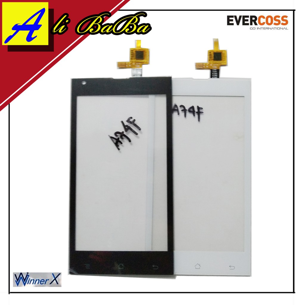 Touchscreen Evercoss A74F - Evercoss Winner X Layar Sentuh Evercoss A74F Kaca HP Evercoss A74F