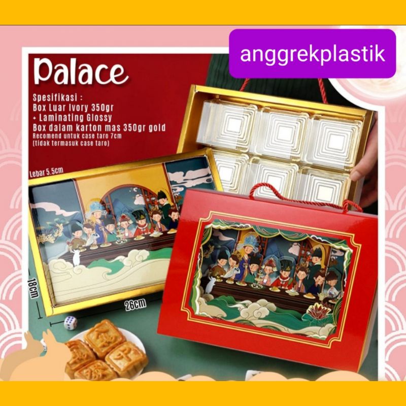 

Dus Box Mooncake kue bulan Palace