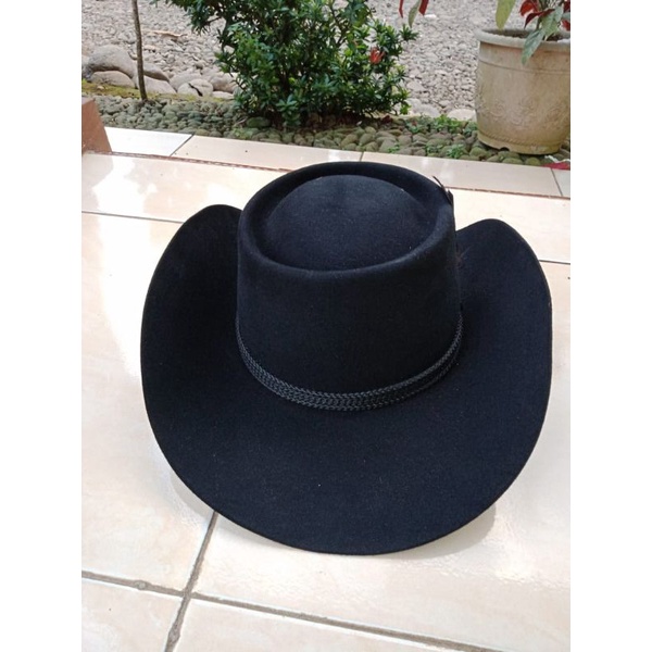 Topi Laken Prock Pie Import 100% Wool, Topi Laken, Topi Cowboy