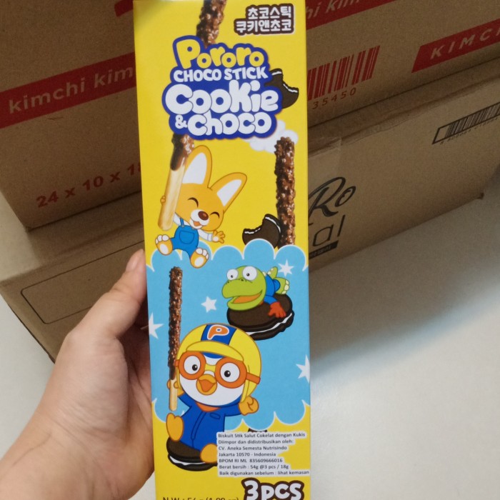 Pororo cookies choco stick