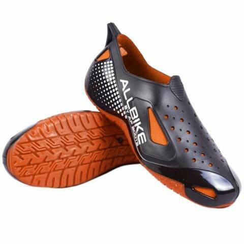 Sepatu ALL BIKE Orange Karet ALLBIKE Hitam Orange AP BOOTS