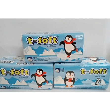 Tisu T-soft 250 Sheet Murah