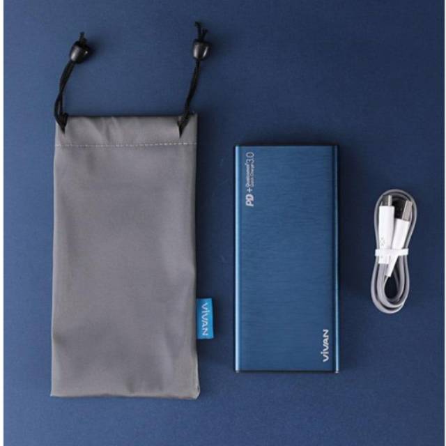 POWERBANK VIVAN VPB-F10S 10000MAH TWO WAY 18W QUICK CHARGER 2 INPUT 3 OUTPUT GARANSI RESMI ORIGINAL