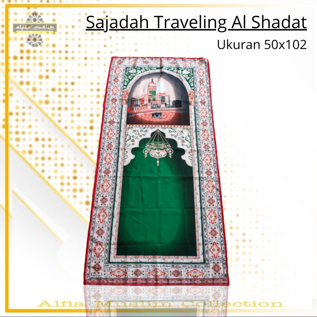 Sajadah Travelling Sejadah Traveling Sajadah Travel Saku Lipat Anti Air Motif Modern Sajadah Traveling Pouch Terbaru Terlaris dan Murah