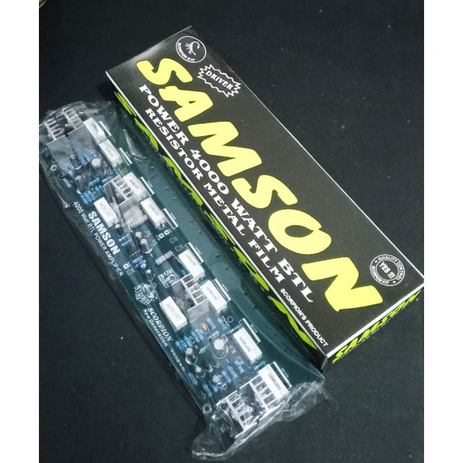 SAMSON Kit Driver Power 4000W BTL Resistor Metal Film Scorpion Kit