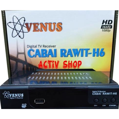 SET TOP BOX TV DIGITAL DVBT2 / DVB-T2 Polytron / VENUS BRIO EWS Termurah