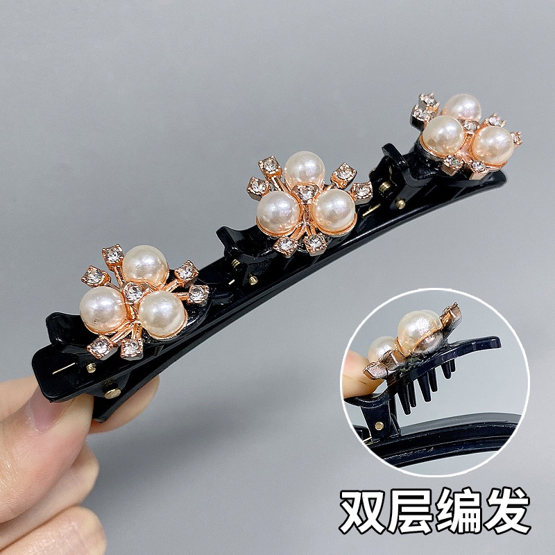 New Double Bangs Hairstyle Make Up Hairpins Headbands for Women Hair Bands Thin Plastic Headband Clips Braided Hair Tools