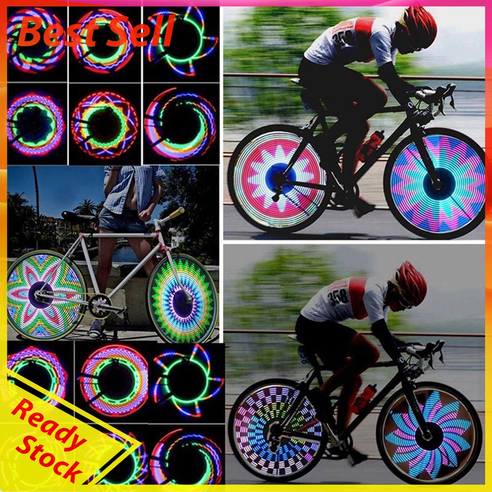 2pcs 32LED Mountain Road Bike Spoke Light Double-Sided Color Warning Lamp