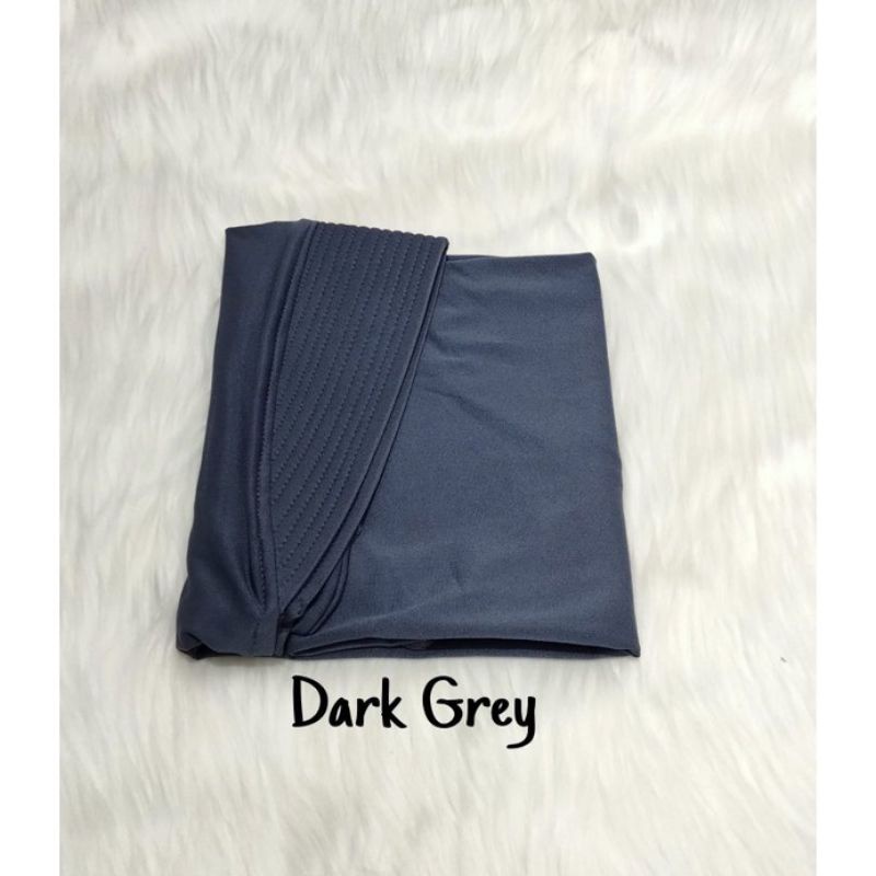 JILBAB SPORT/ HIJAB BERGO SPORT INSTAN PREMIUM/ BERGO HAMIDAH SPORT HIGH QUALITY-Dark grey