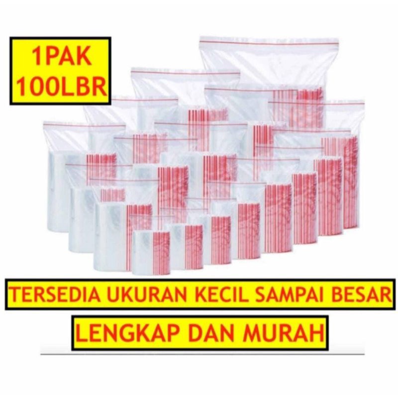 Jual Plastik Klip 8x5 Ziplock Zipper Uk 8 X 5 Cm 100 Lembar Shopee Indonesia 4027