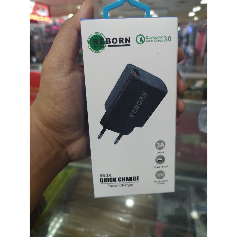 Travel Charger Reborn RB 3.0 3A 18W Quick Charger