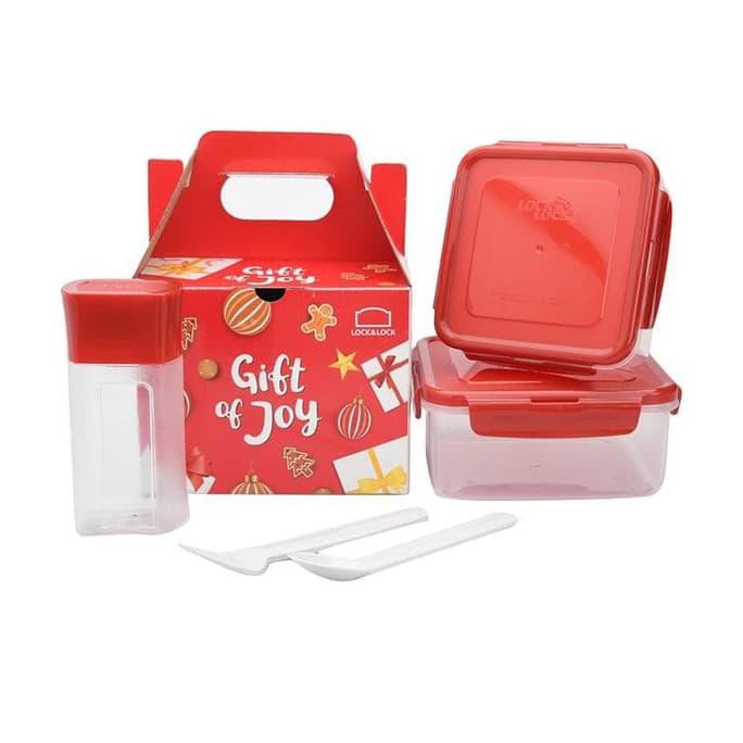 Lock&Lock & Lock N Lock Locknlock Gift Set Lunch Box Alat Tempat Makan