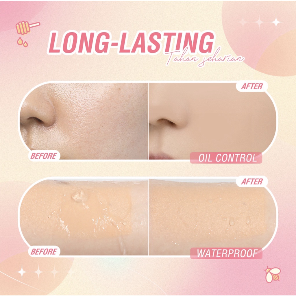 PINKFLASH OhMySelf Weightless Long Lasting All-day Tahan Air Matte Foundation 6 Colors