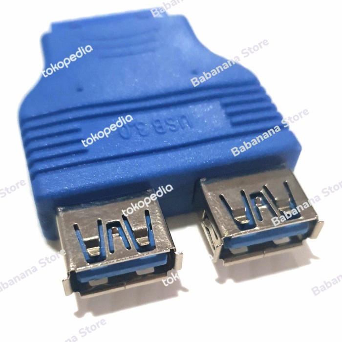 usb 3.0 hub 20 pin to dual usb 3 internal motherboard mobo splitter