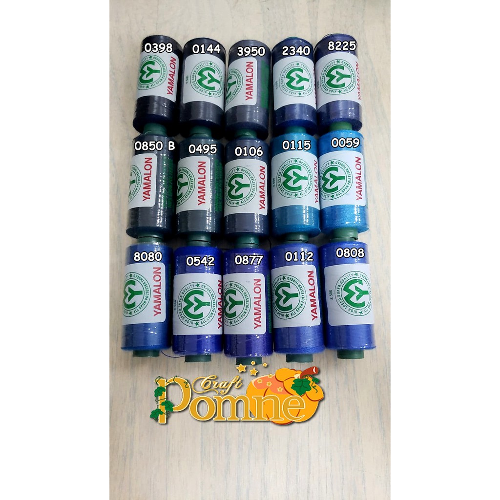 Benang Jahit/ Sewing Thread/ Yamalon/ Blue 1/ 20 gr