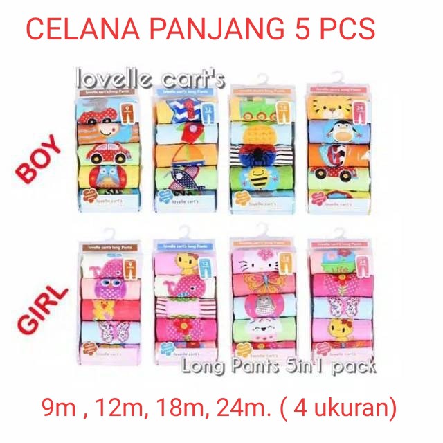 5pcs Celana Panjang Bayi Carter  Lovelle Cart s 6 24m Long 