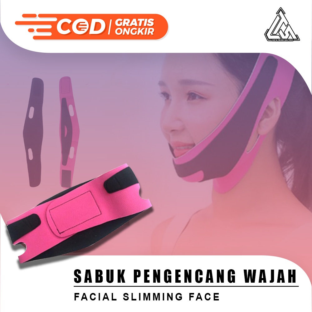 Sabuk Pengencang Wajah Bulat Alat Penirus Pipi Tembem Facial Slimming Face V Shape