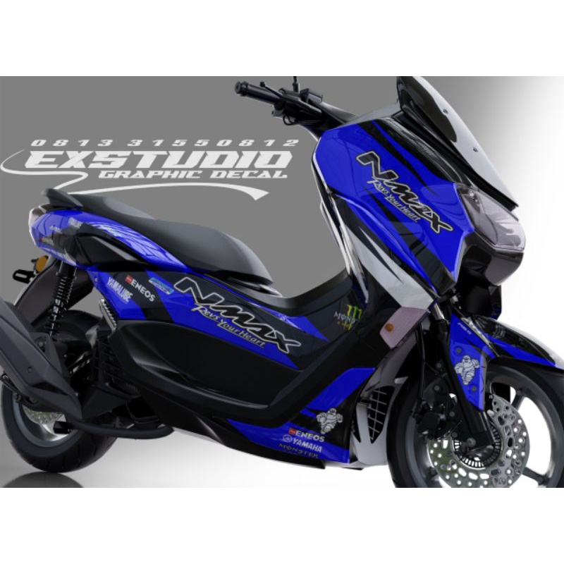 decal nmax biru