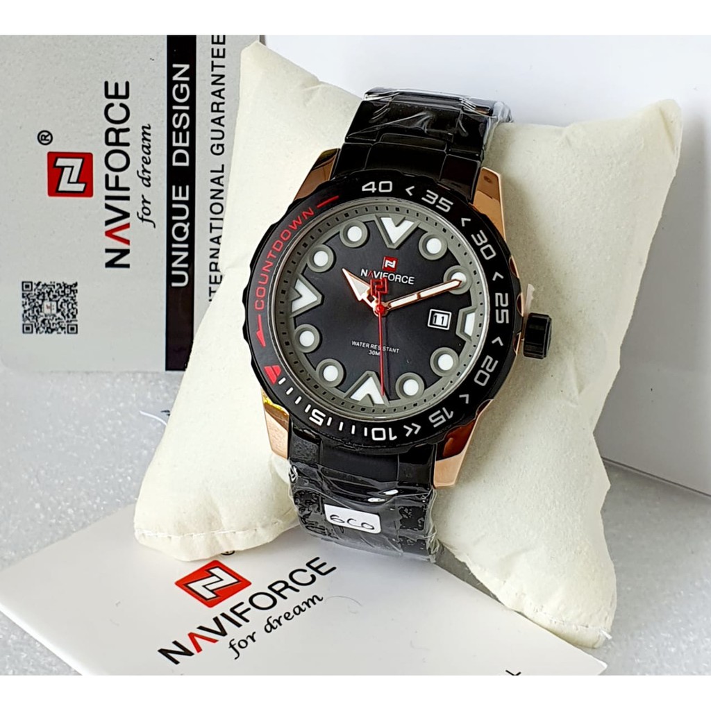 JAM TANGAN NAVIFORCE / JAM TANGAN PRIA NAVIFORCE RANTAI ORIGINAL NF9178