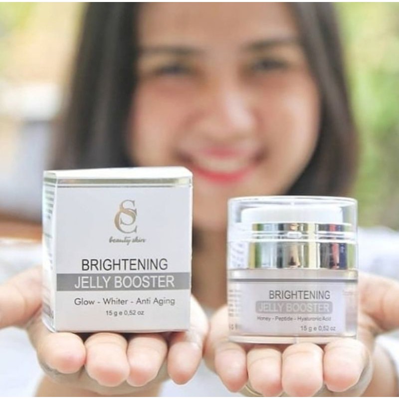 BRIGHTENING JELLY BOOSTER SC BEAUTY SKIN|| SKINCARE FLEK HITAM, JERAWAT, BERPORI LEBAR, KERUTAN