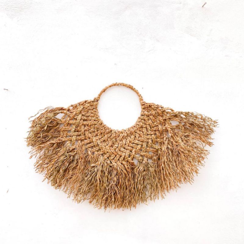 Walldeco Rayung Wall deco Rayung Walldeco Unik Walldeco Cantik Walldeco Rustic Walldeco Murah Ambalan-Kepang Mendong